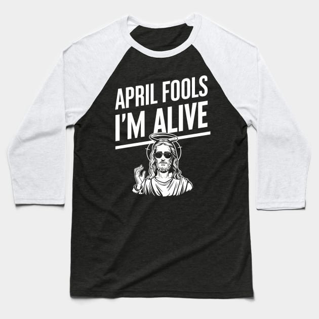 Easter April Fools Day 2024 Jesus is Alive Christian Baseball T-Shirt by Shopinno Shirts